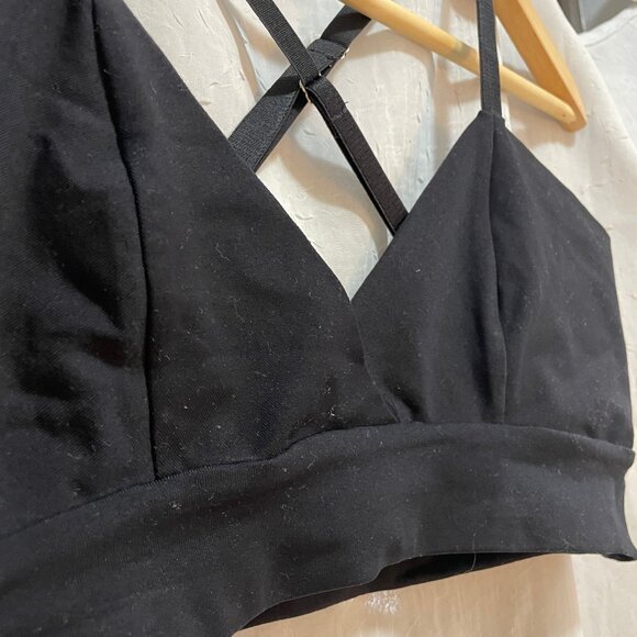 Black Sports Bra/Bralette - Picture 2 of 5